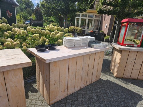Buffettafel steigerhout (inklapbaar)
